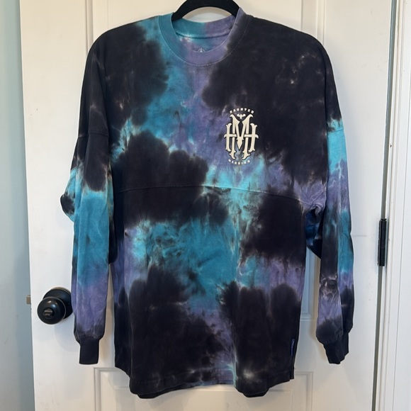 DISNEY PARKS HAUNTED MANSION SPIRIT TIE DIE JERSEY XS - Picture 4 of 7